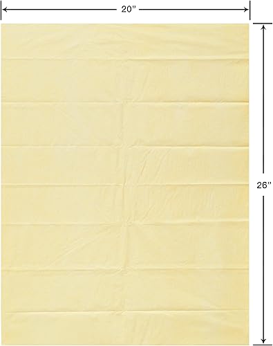 Miniatura 3 de Papyrus Papel de seda amarillo para regalos, decoraciones, manualidades, bricolaje y más (8 hojas)
