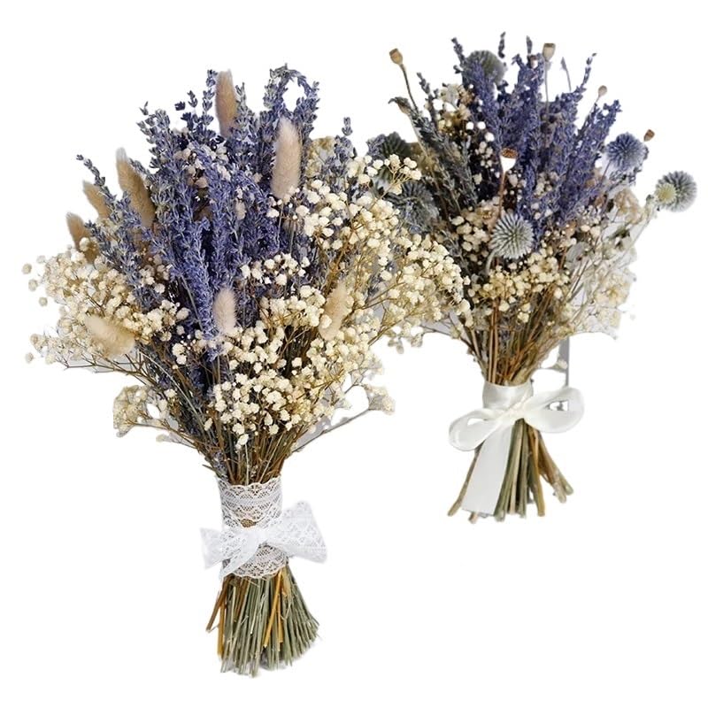 Pampas Grass Boho Decor Ramos de Lavanda Secos miniatura 4