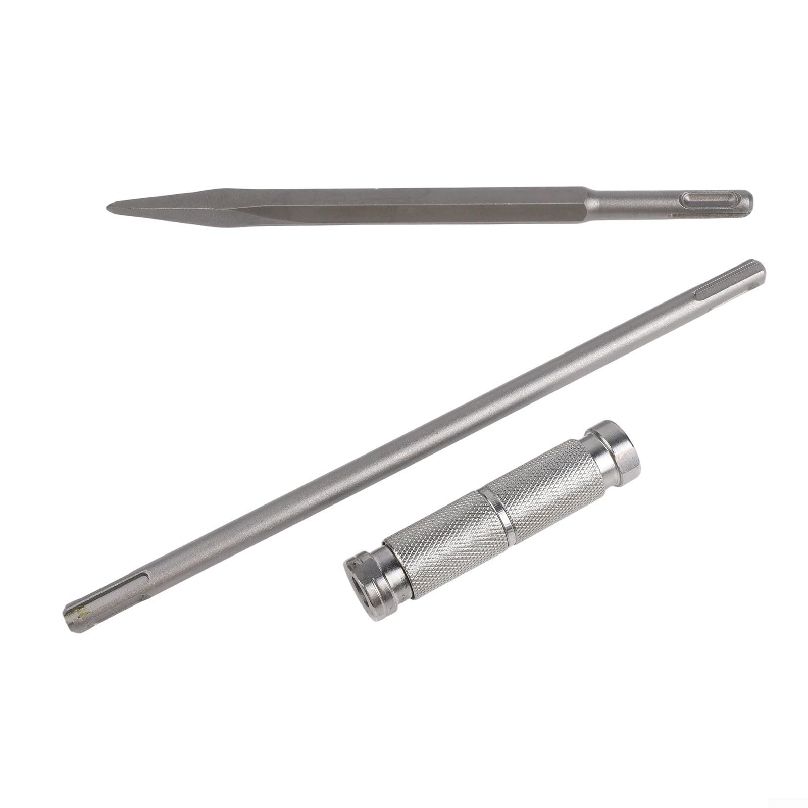 HpLive Rallonge de tige SDS PLUS de 26 cm avec adaptateur de fermeture rapide pour marteau perforateur, double tête ronde et interface Zweinut