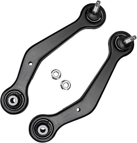 Miniatura 42 de Detroit Axle - Brazos de control delanteros para Nissan Pathfinder Frontier Xterra, 2 brazos de control superiores con rótulas, conjunto de par