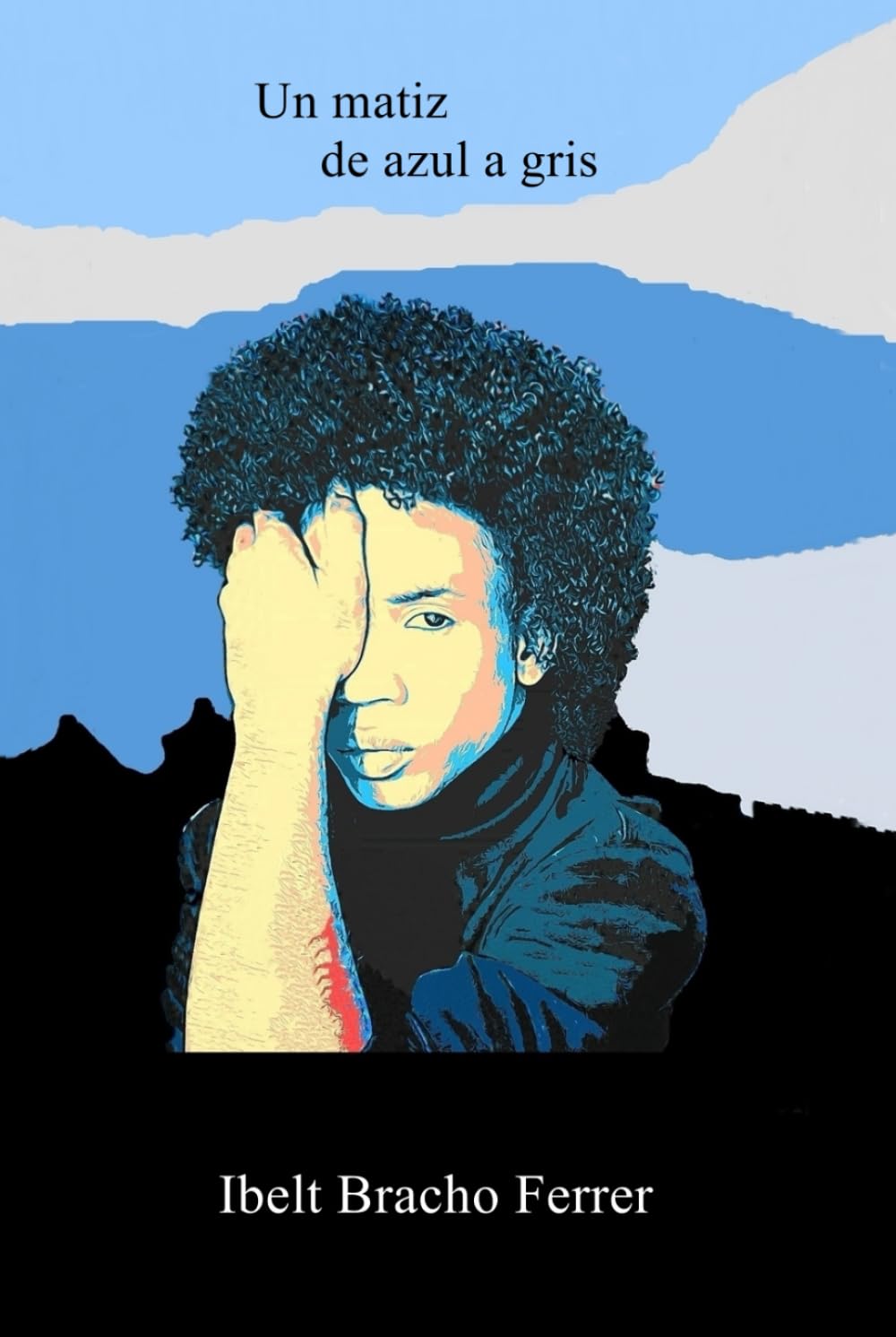 Un matiz de azul a gris