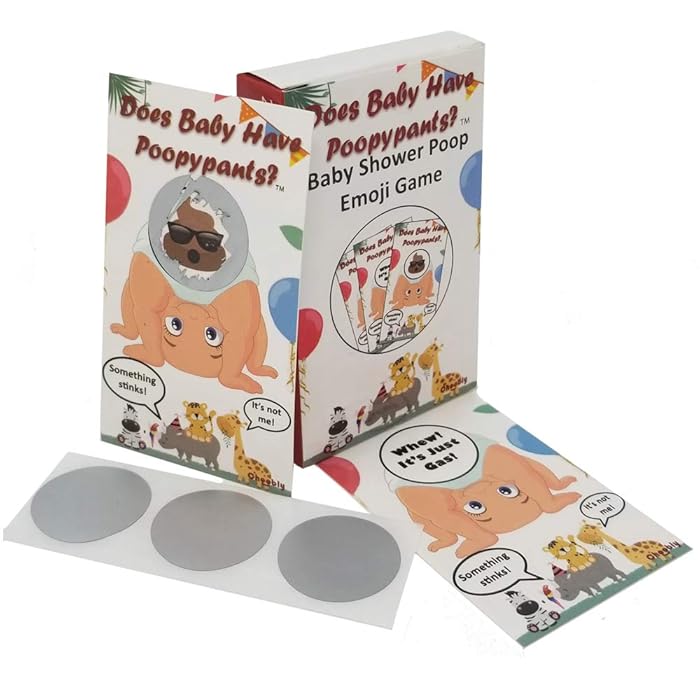 Buy 30 pc Baby Shower Games for Boy for Girl Decorations Scratch