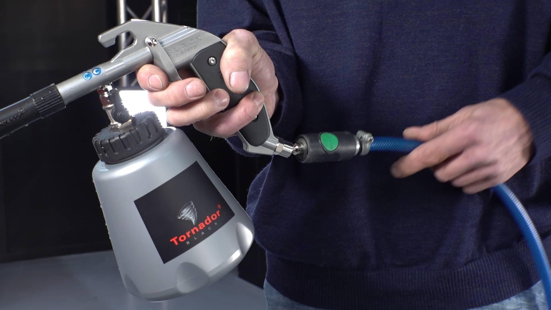 Tornador Z-020RS Pistolet de nettoyage à impulsion d'air pour intérieur de voiture