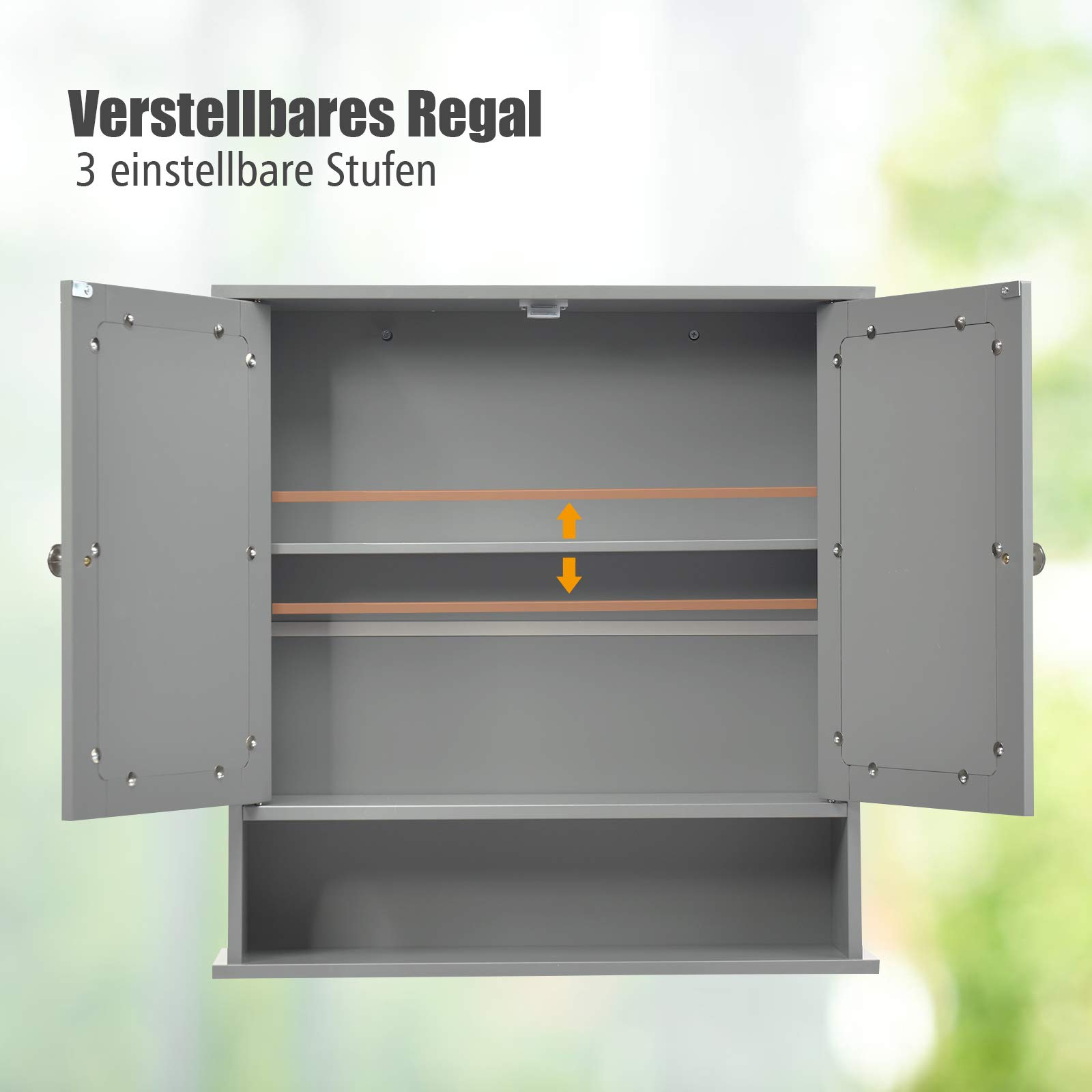 Mueble de baño, gris 4