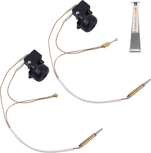 Kit de seguridad de control de termoacoplador e interruptor de descarga de gas propano para patio 2 unidades