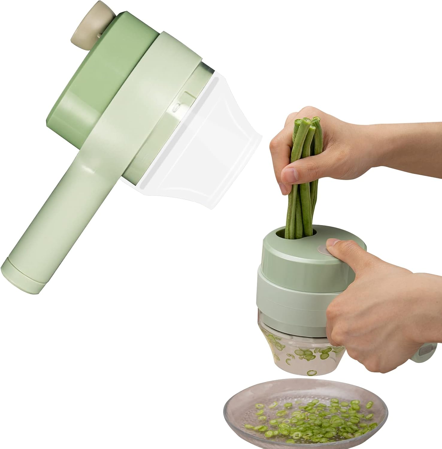 2022 new Handheld Electric Vegetable Cutter Set,Electric