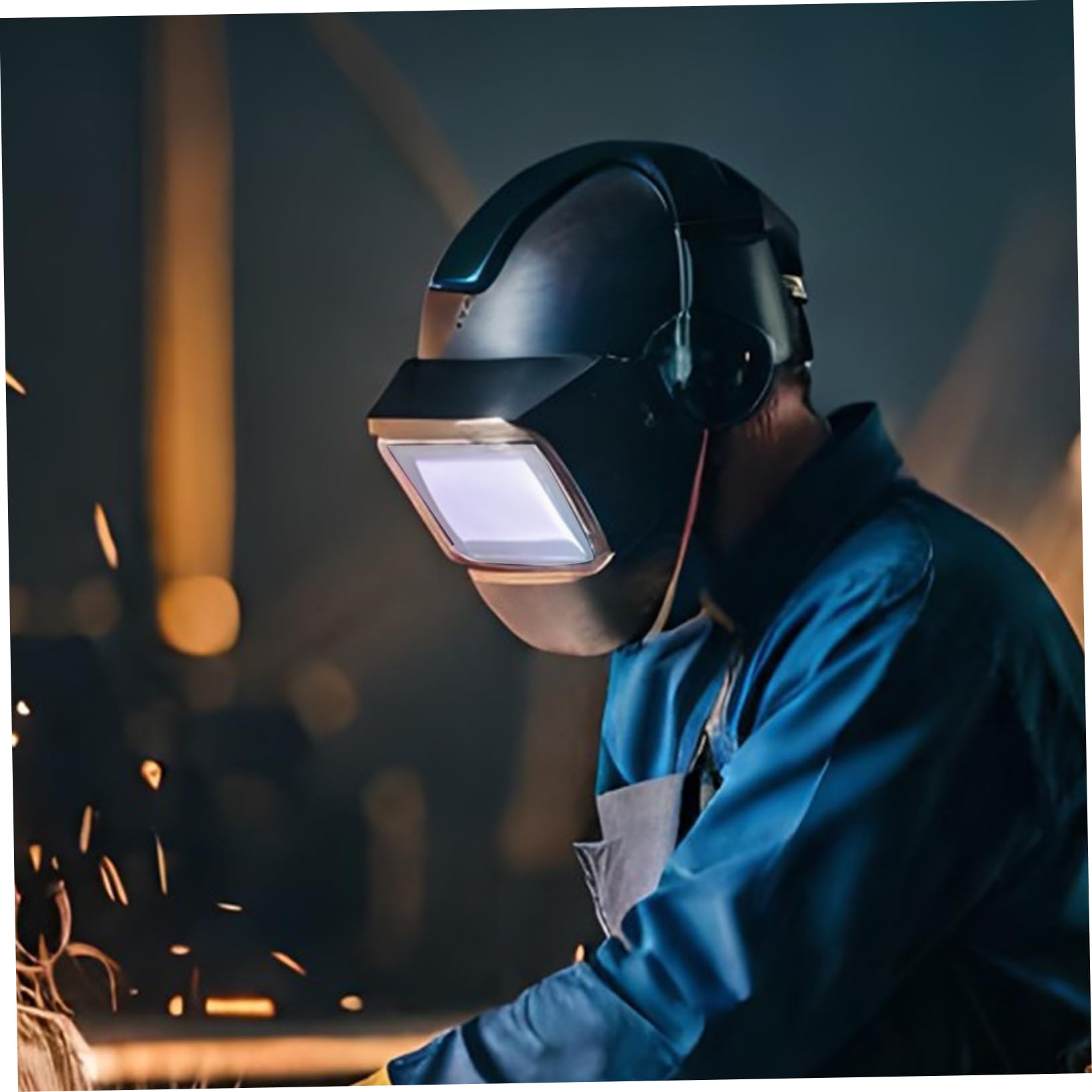 Didiseaon 100piezas Lentes De Soldadura Transparentes Para Casco De Soldadura Equipo De Protección Para Soldadores De Vidrio Para Mayor Visibilidad