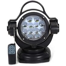 LED Searchlight 360Rotating Remote Control for Yacht Fishing Marine Car
