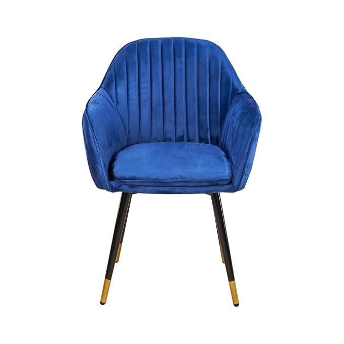 CURRVE Modern Living Room Chair Dining Chair Accent Arm Chair Velvet