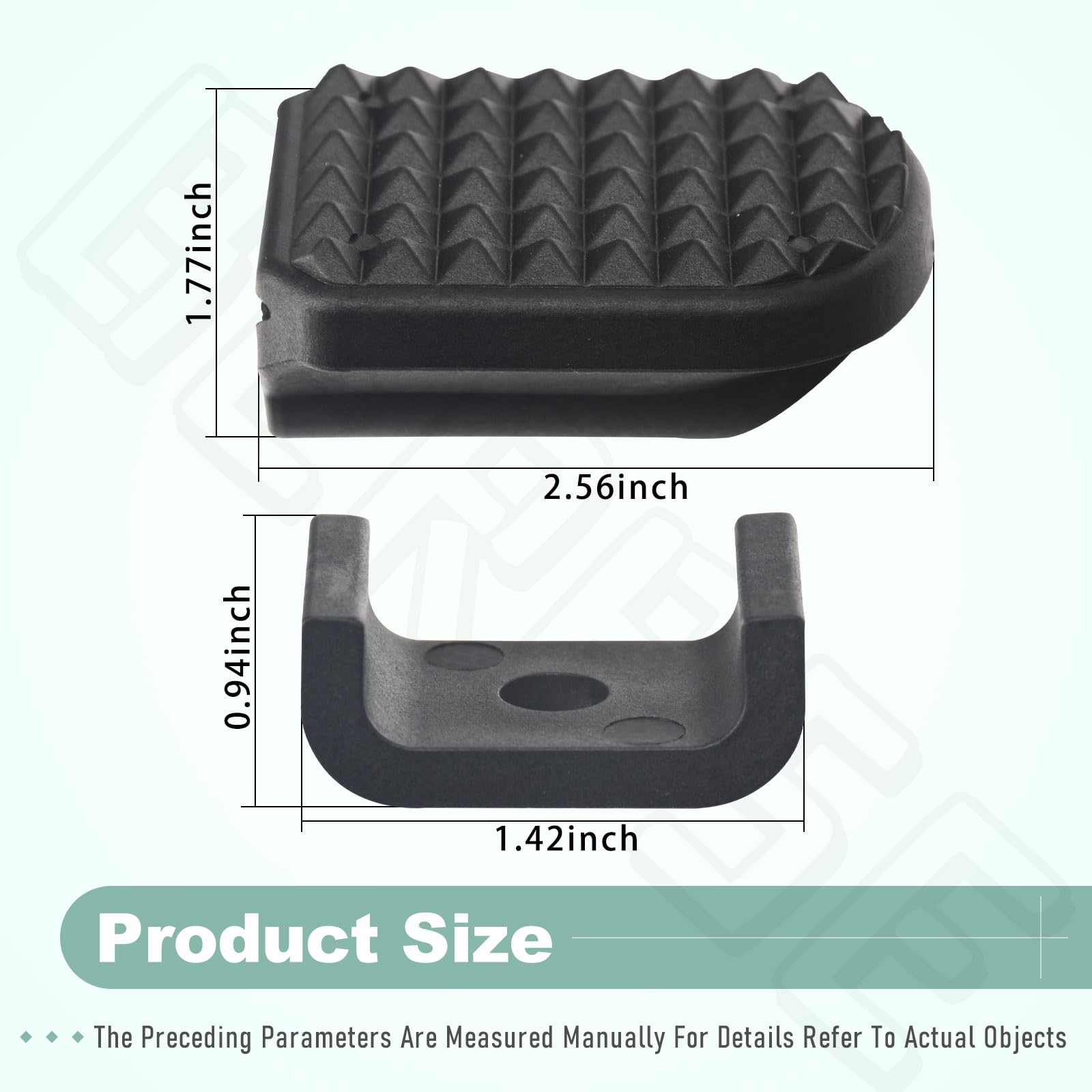 BERPSE Differential Lock Pedal w/3pt Lock Clasp for John Deere 1025R, 1023E and 1026R Subcompact Tractor and Gen2 2025R Tractor