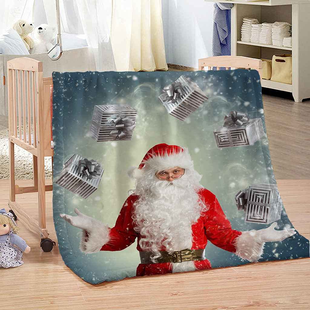 Manta Sofa De Franela 180x200cm Suave Acogedora Y Cálida Ideas Navideñas Impresa En 3D Microfibra Mantas para Cama,Regalo para Niños,Bebe,Adultos,Cama,TV Sala Sofá Y Viajes