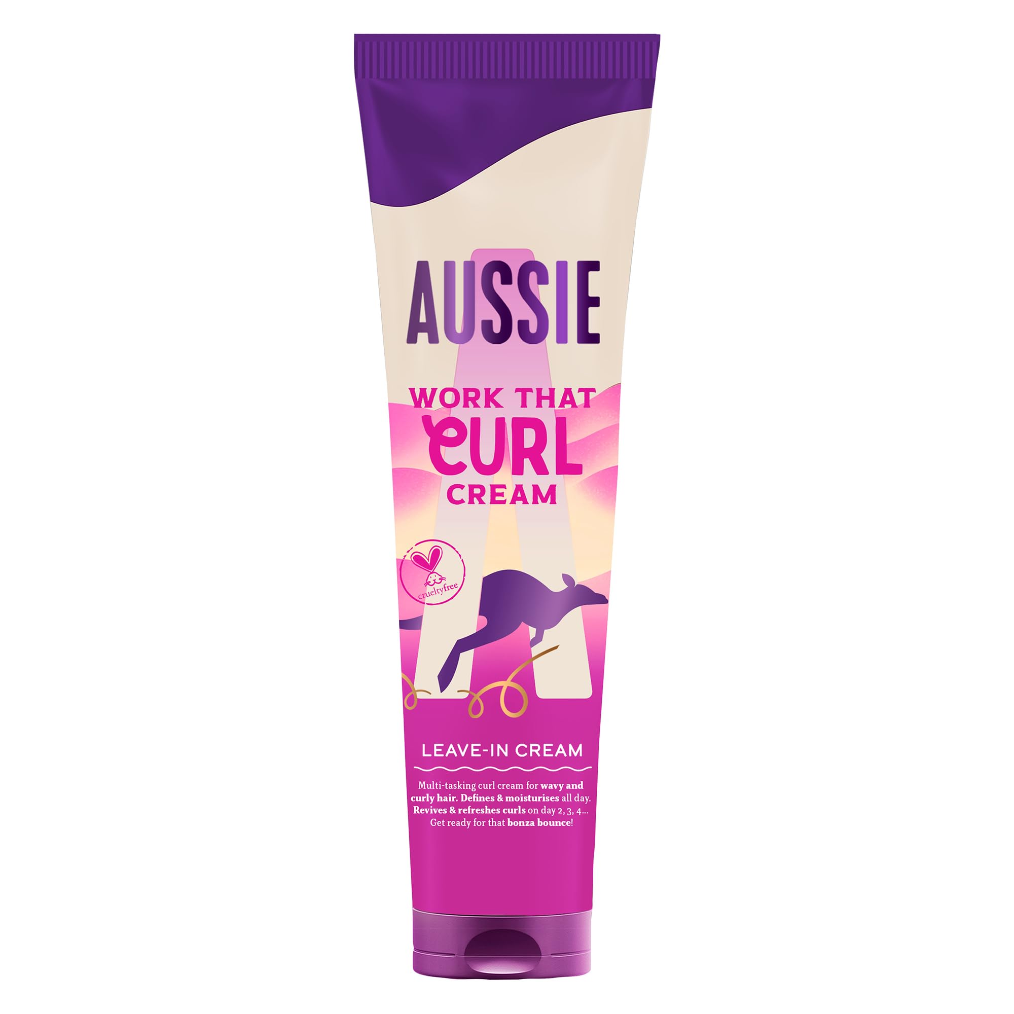 Aussie Work That Curl Dalgalı ve Kıvırcık Saçlar için Durulanmayan Saç Kremi 160ml