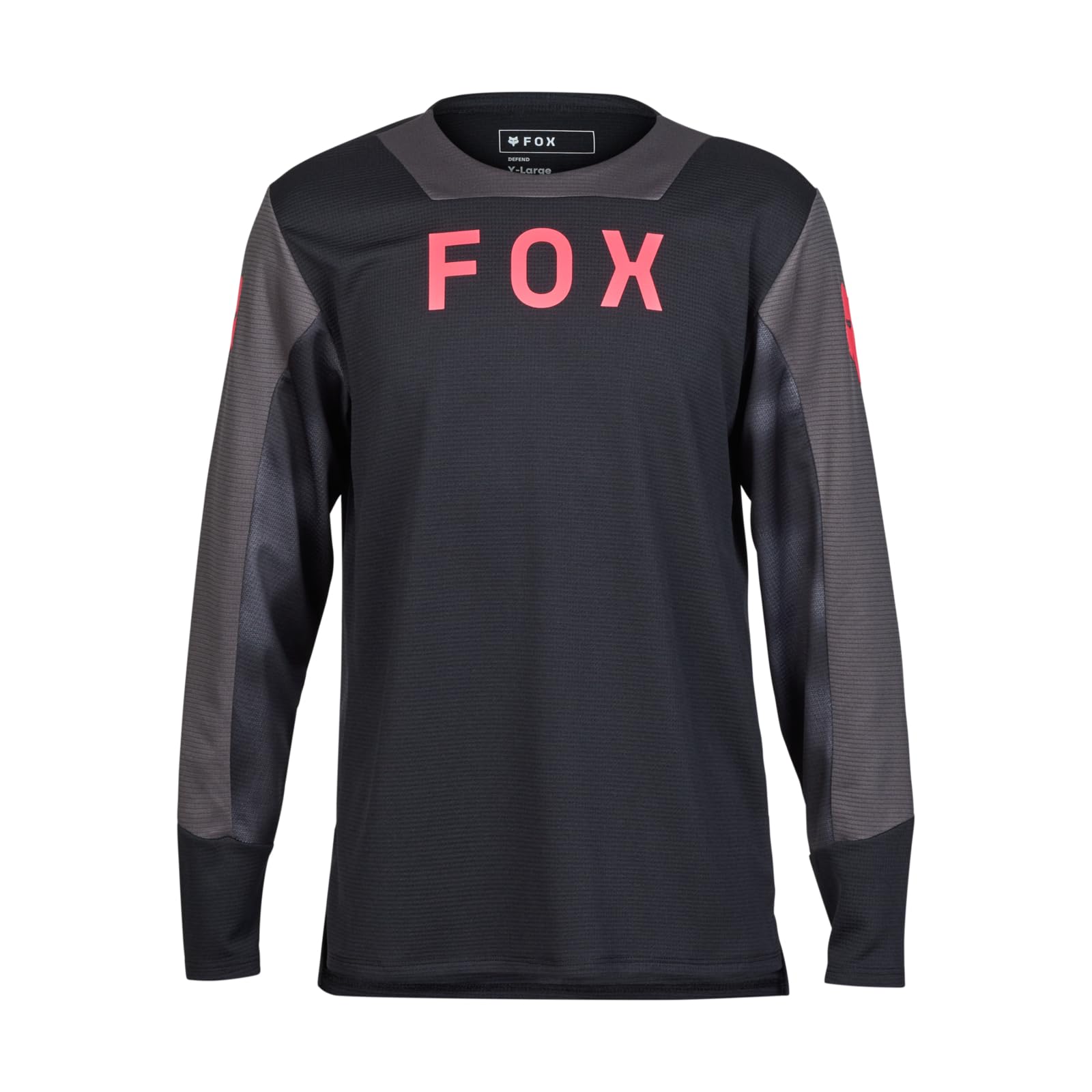 Fox Racing Maillot de Ciclismo de Manga Larga Fox Junior Defend Taunt Negro Ys Camiseta, S Unisex niños