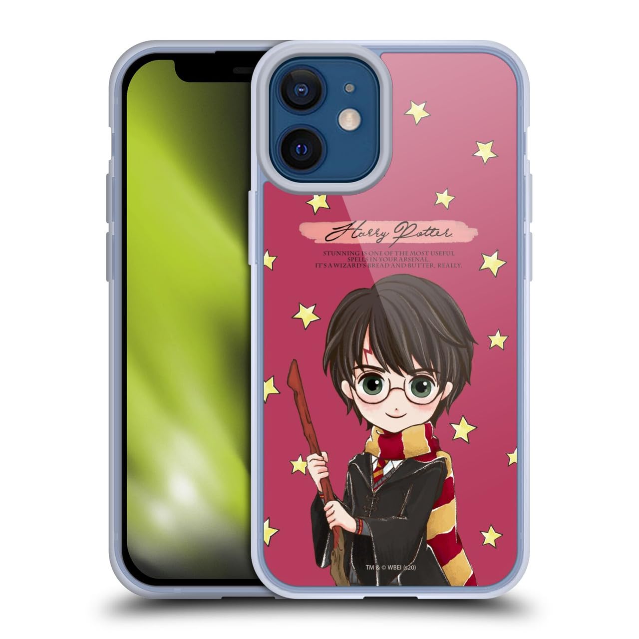 Head Case Designs Licenciado Oficialmente Harry Potter Patrón Luna Reliquias de la Muerte XXXVII Caso Funda de Gel Suave Compatible con Apple iPhone 12 / iPhone 12 Pro — view 22