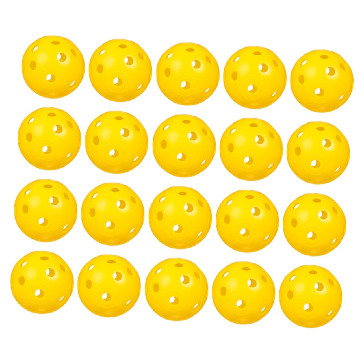 ORFOFE Balones de Golf Perforadas para Practicar en Interiores, 48 Unidades