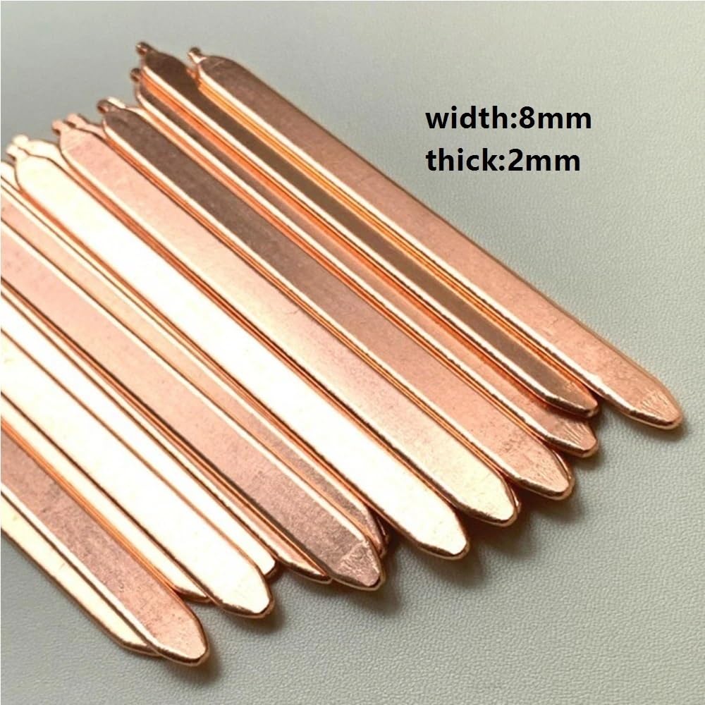 Płaski radiator z miedzianą rurką cieplną do karty graficznej — rurka cieplna z rurką spłaszczoną 8 * 2 mm (1 szt.)(180mm)