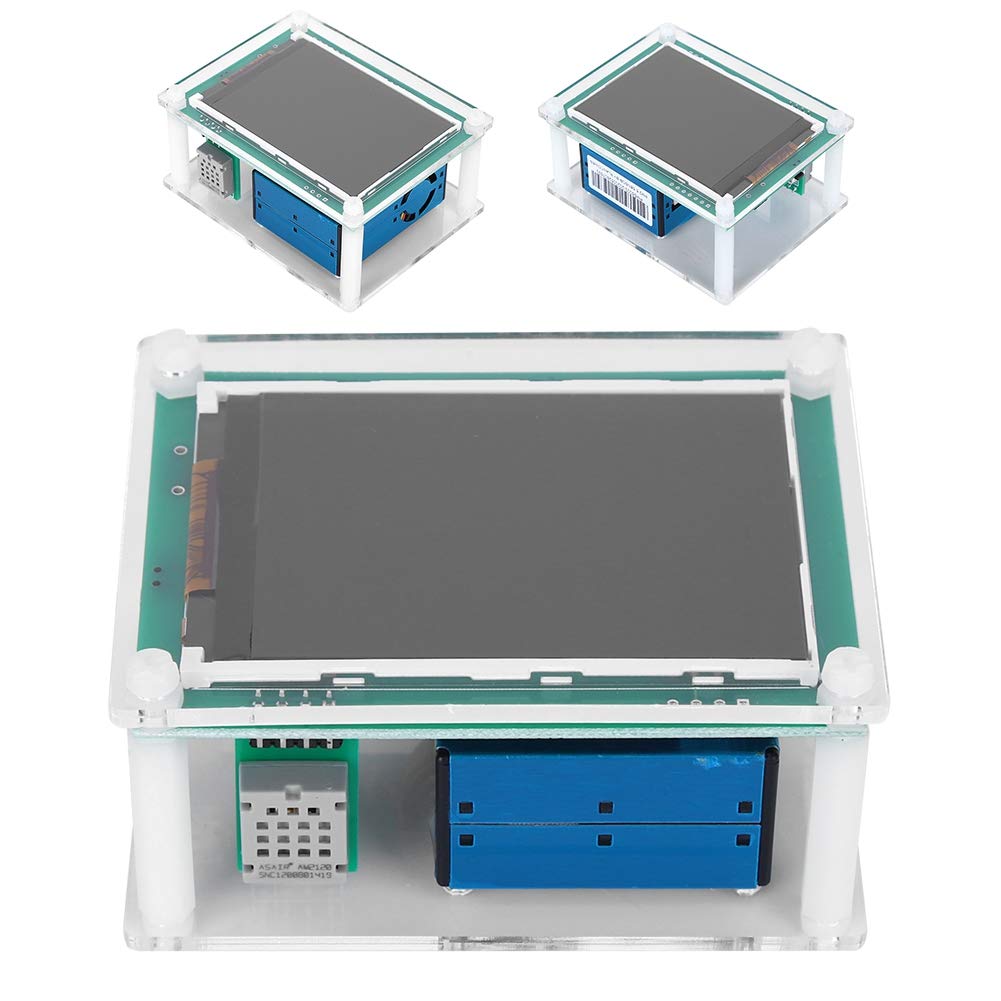 Detektor PM2,5 Przenośny monitor jakości powietrza Zasada rozpraszania lasera Precyzyjny pomiar w domu Samochód Biuro Podróże Wewnątrz Do użytku na zewnątrz Materiał PCB 8,3 x 6,5