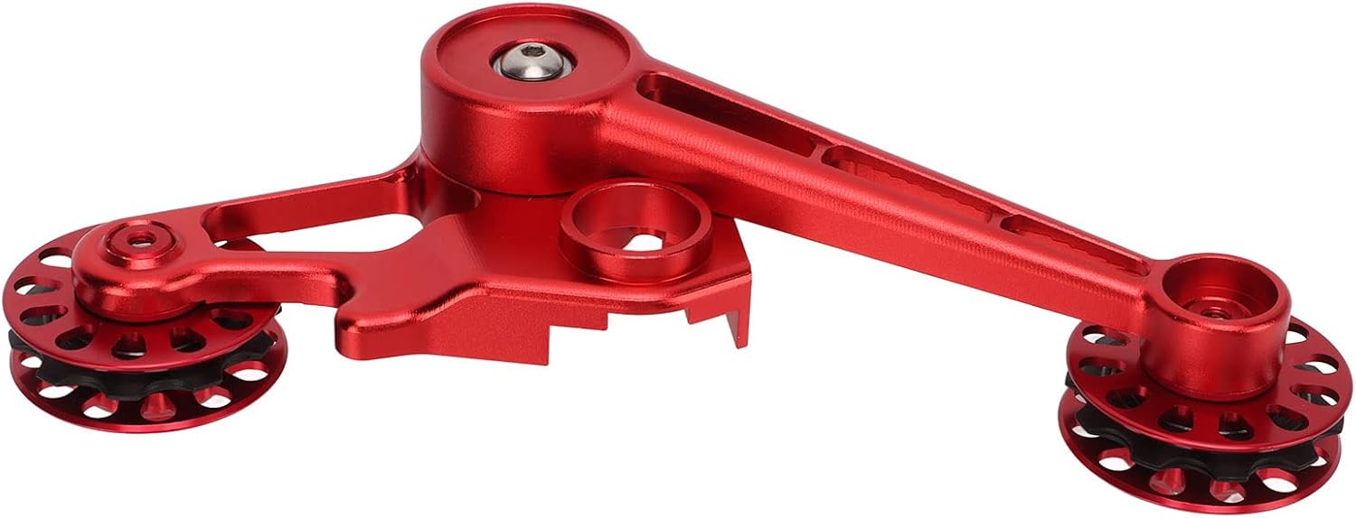 10T Folding Bike Chain Guide Tensioner, Bicycle Rear Derailleur Chain Tensioner for 3sixty, Aluminum Alloy and POM Steel Material, Lightweight and Durable, Compatible with Brompton
