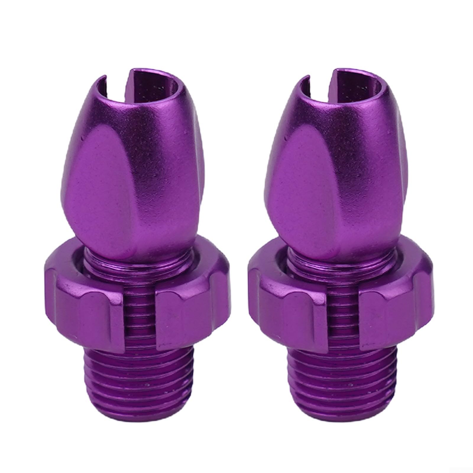 Brake Lever Nut Adjuster, 2 Pcs MTB Bike Bicycle Brake Handle Lever Adjusting Screws Fastener Bolt Brake Accessories, M10 Bicycle Brake Lever Adjusting Screws (Purple)