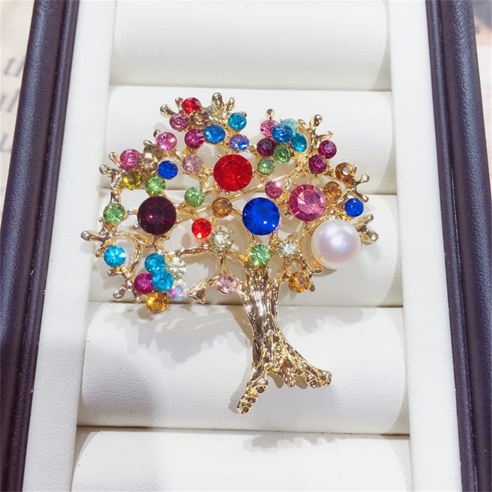 Bunte baumartige Perlenbroschbroschbrosch-Kostümzubehör Brosche brosche Damen Cork Pearl Brosche Perlhaut Corsage Corsage Corsage