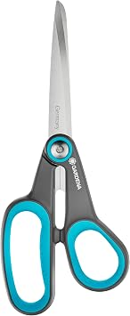 Gardena 12215-80 Home and Garden Scissors with precision ground German Steel blades for precise cuts.