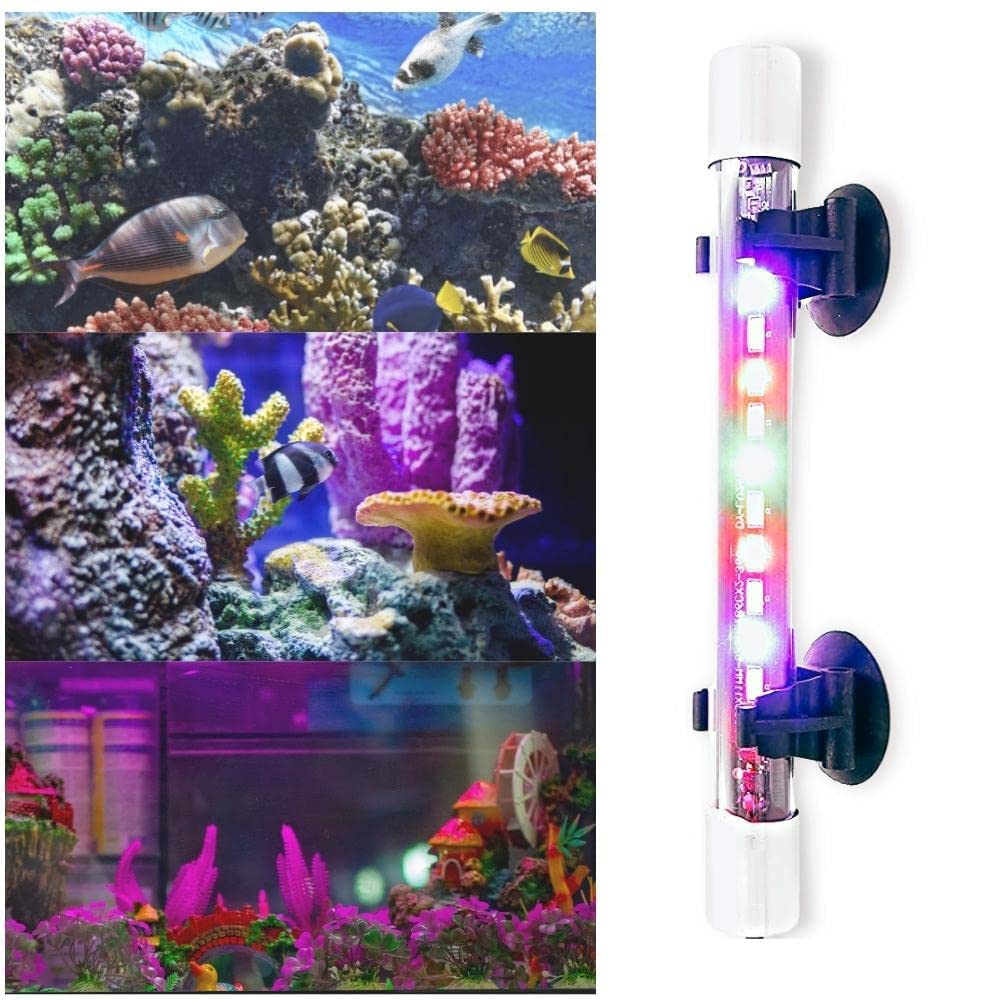 Colourful - Multicolour Fully Submersible LED for Aquarium | Waterproof iP68 Rated Light with Energy Saving LED | Great Night View Underwater Decoration (20F - Up to 2 Ft Tank) (B0BLJWZ379) Amazon Price History, Amazon Price Tracker