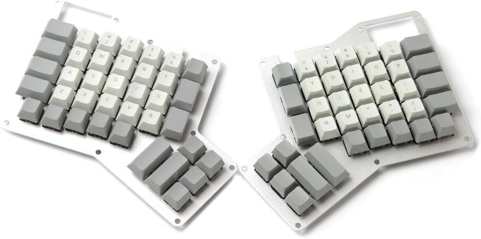YMDK Cherry Profile Thick PBT Top Print Ergodox Keycap Set for Ergo Ergodox Keyboard (Only Keycap)