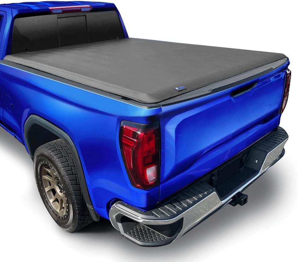 Tyger Auto T1 Soft Roll-up Truck Bed Tonneau Cover Compatible with 2020-2025 Chevy Silverado GMC Sierra 2500 3500HD | 6'10" (82") Bed | TG-BC1C9212