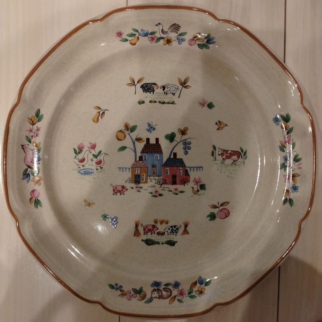 Amazon.co.jp: Yamaka Heartland American Country Plate Set : Home