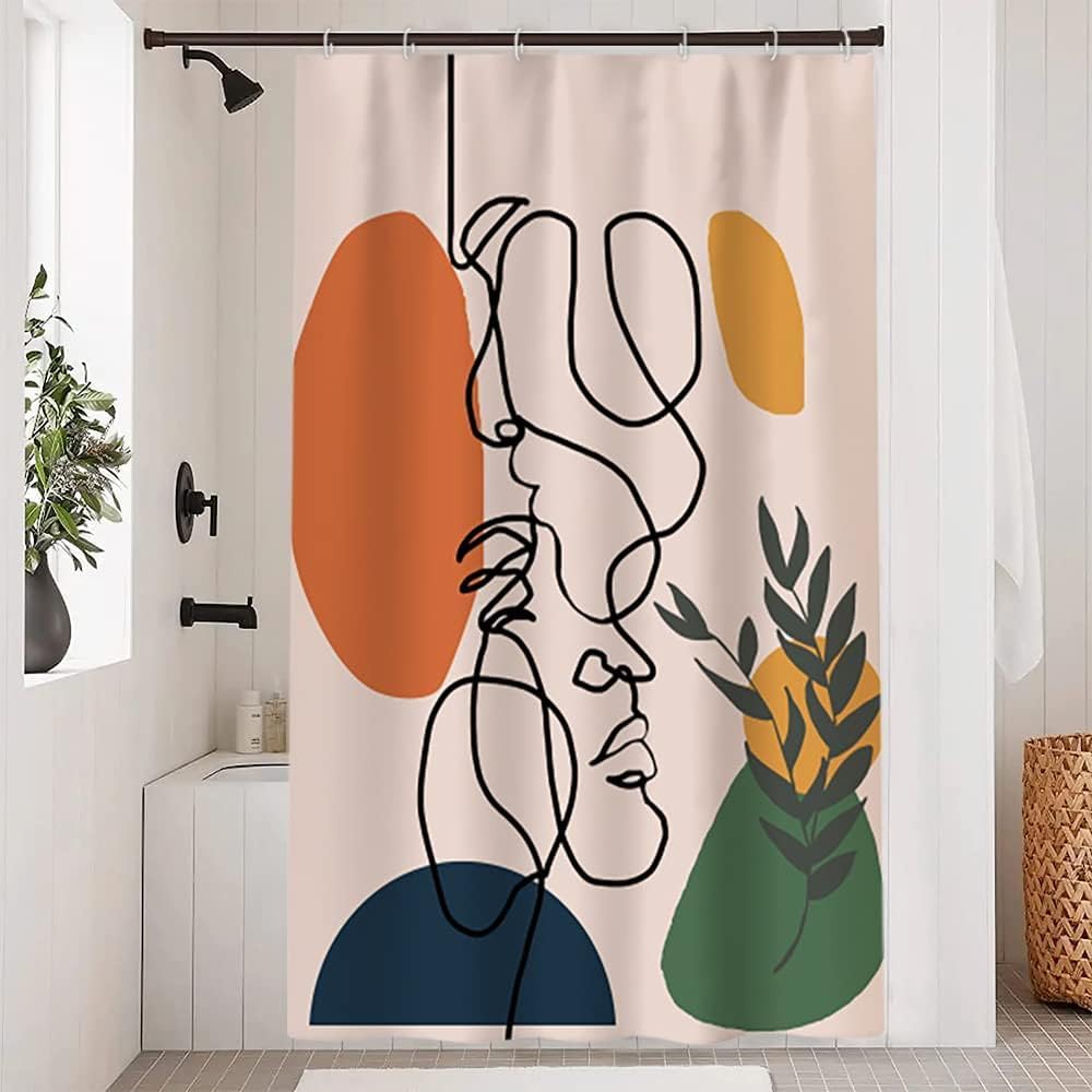 Uiiooazy Abstract Women Shower Curtain