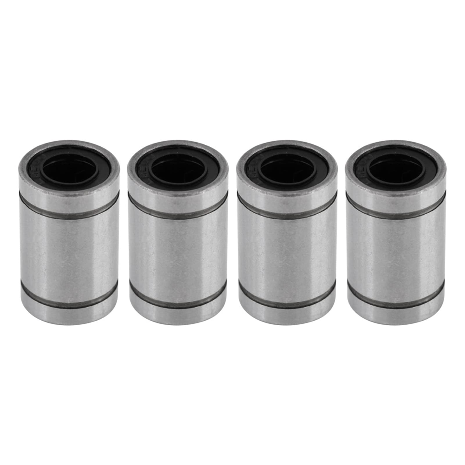 Roulements Linéaires LM8UU, 10 Pièces de Roulement à Billes à Mouvement Linéaire de 8 Mm avec Conception Double étanchéité pour Imprimante 3D, Machine de Gravure CNC, Projets