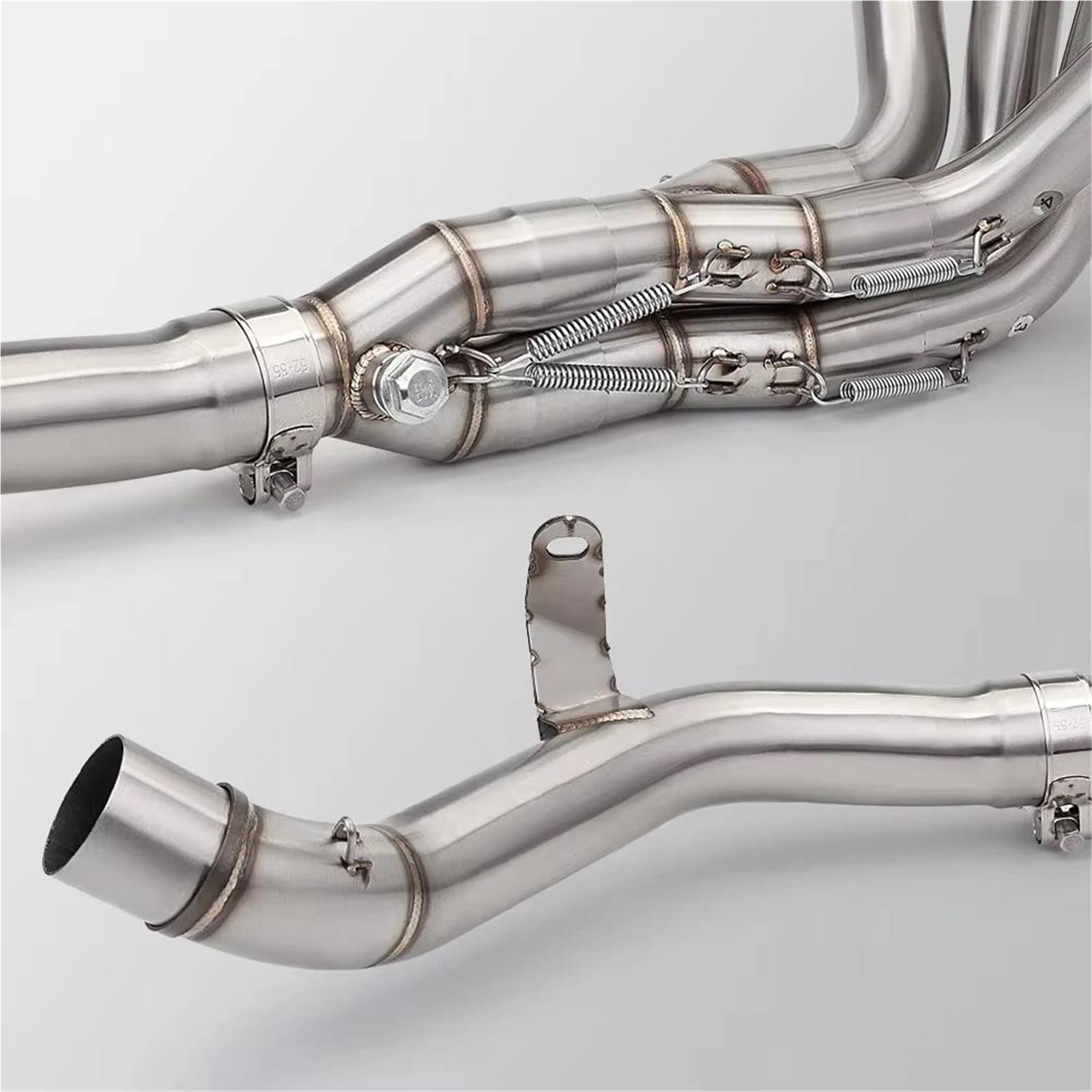 Silenziatore S&istema Scarico Moto Tubo Collegamento Anteriore 51 Mm Per Z900 Per A2 2017-2024