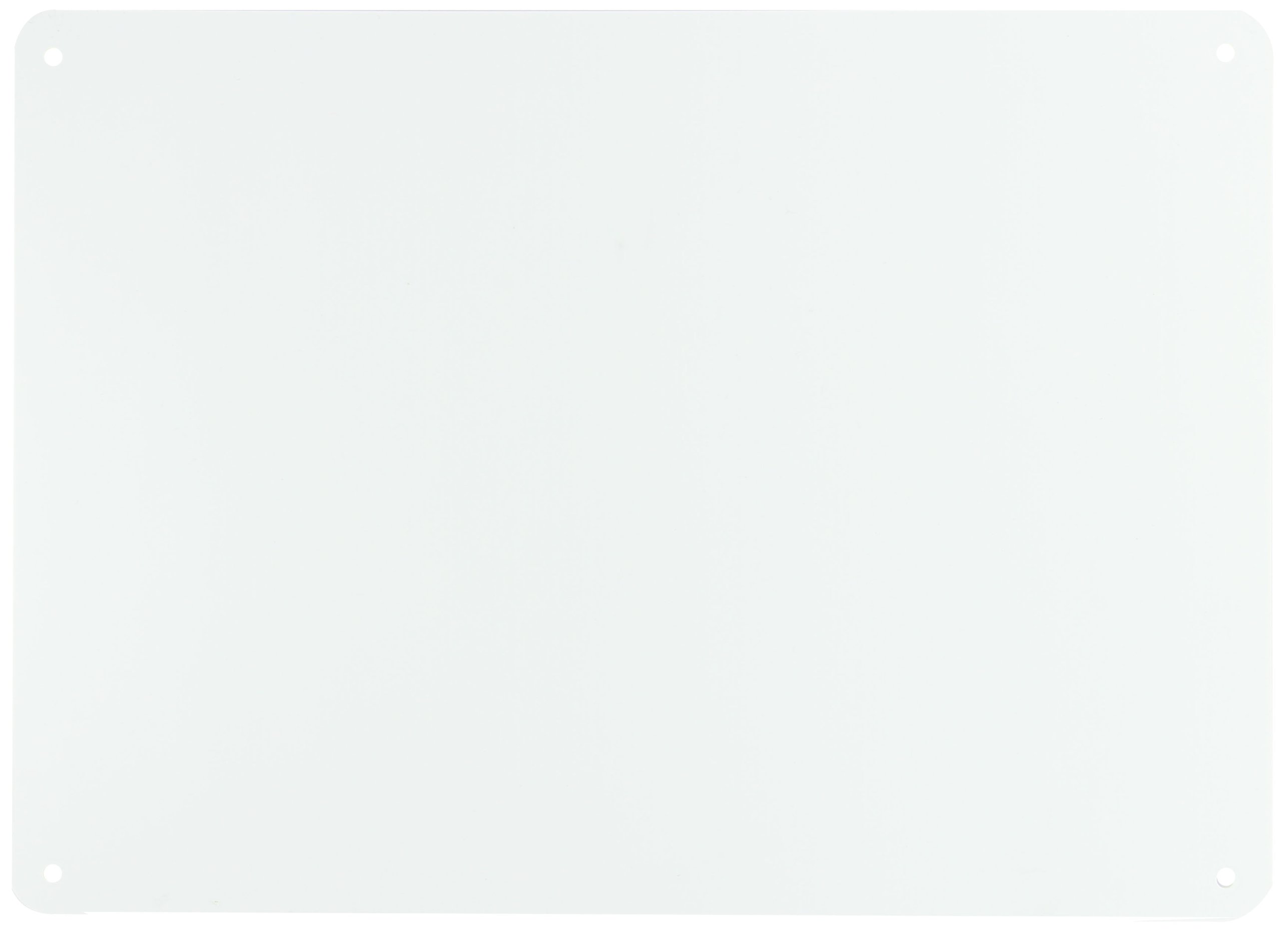 Brady 13626 14.25" Width x 10.25" Height, B-401 Plastic, White Sign Blanks (Pack of 10)