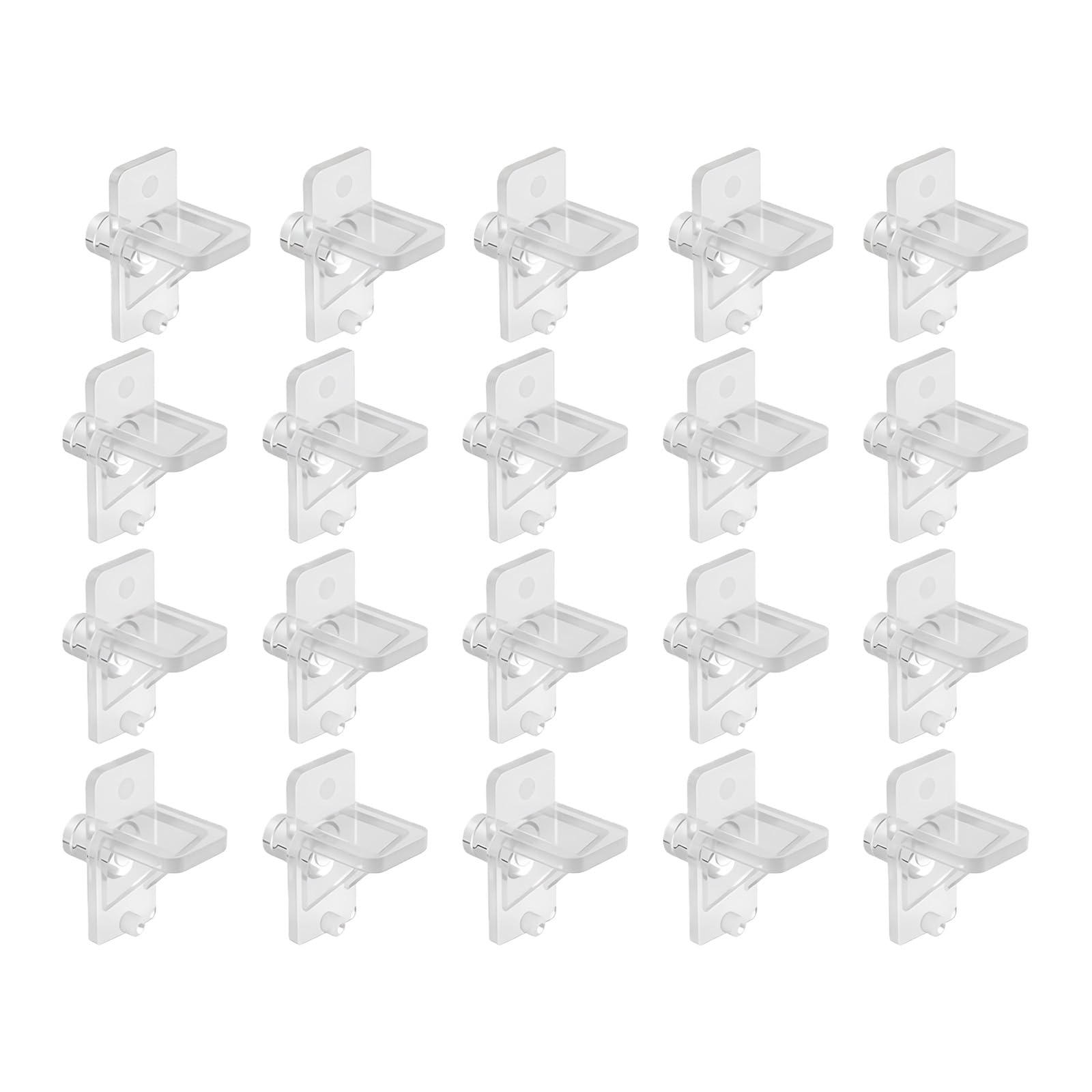 Zbiianxer Clear Transparents Shelf Pegs Laminate Studs Cabinet Book Shelves Holder Pin Furniture Shelves Bracket Cabinet Pegs