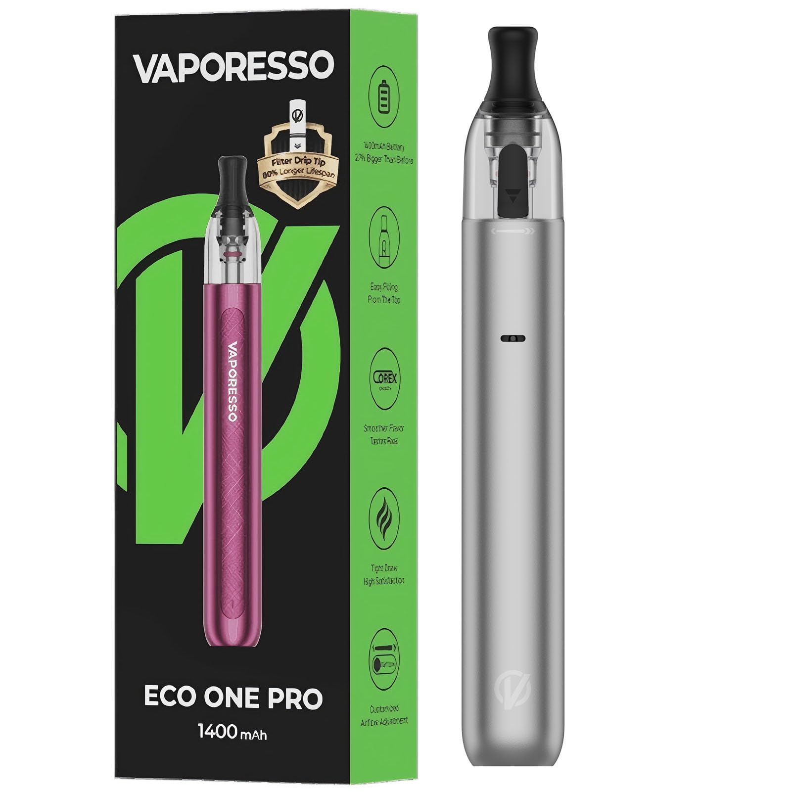 geekvape aegis solo 3 istruzioni Vaporesso Eco One Pod Kit Black main image 0