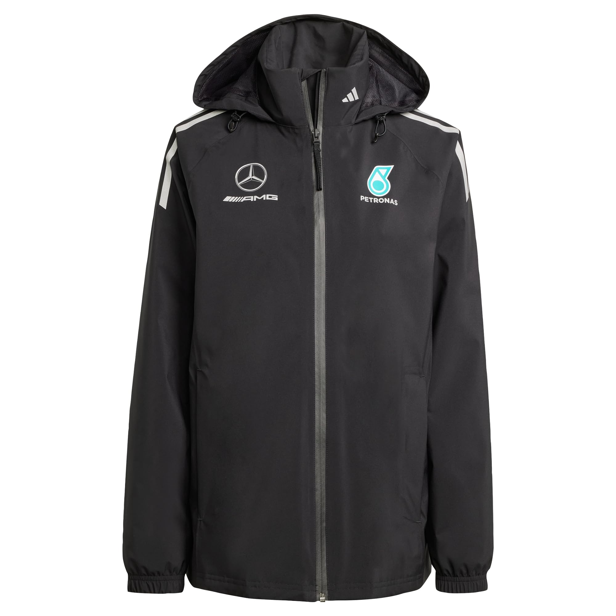 adidas Kurtka Kobiety MERCEDES - AMG PETRONAS FORMULA ONE TEAM MECHANICS RAIN JACKET WOMEN (1 w zestawie)