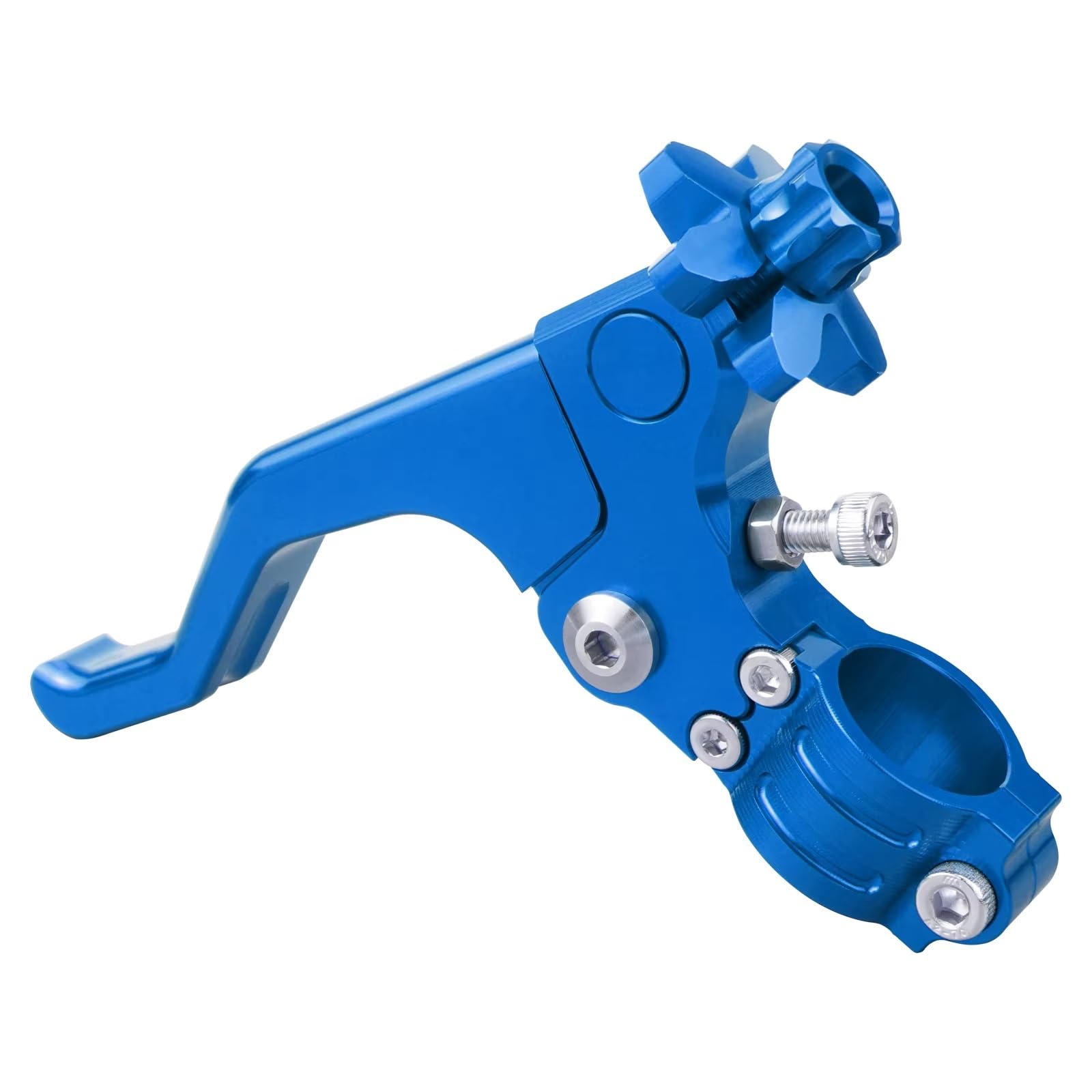 Naojino Blue Brake Clutch Levers Compatible With For Yz80 For Yz85 For Yz125 For Yz250 For Yz250f For Yz426f 2001-2016 Motorcycle Short Stunt Brake Clutch Lever(Blue)