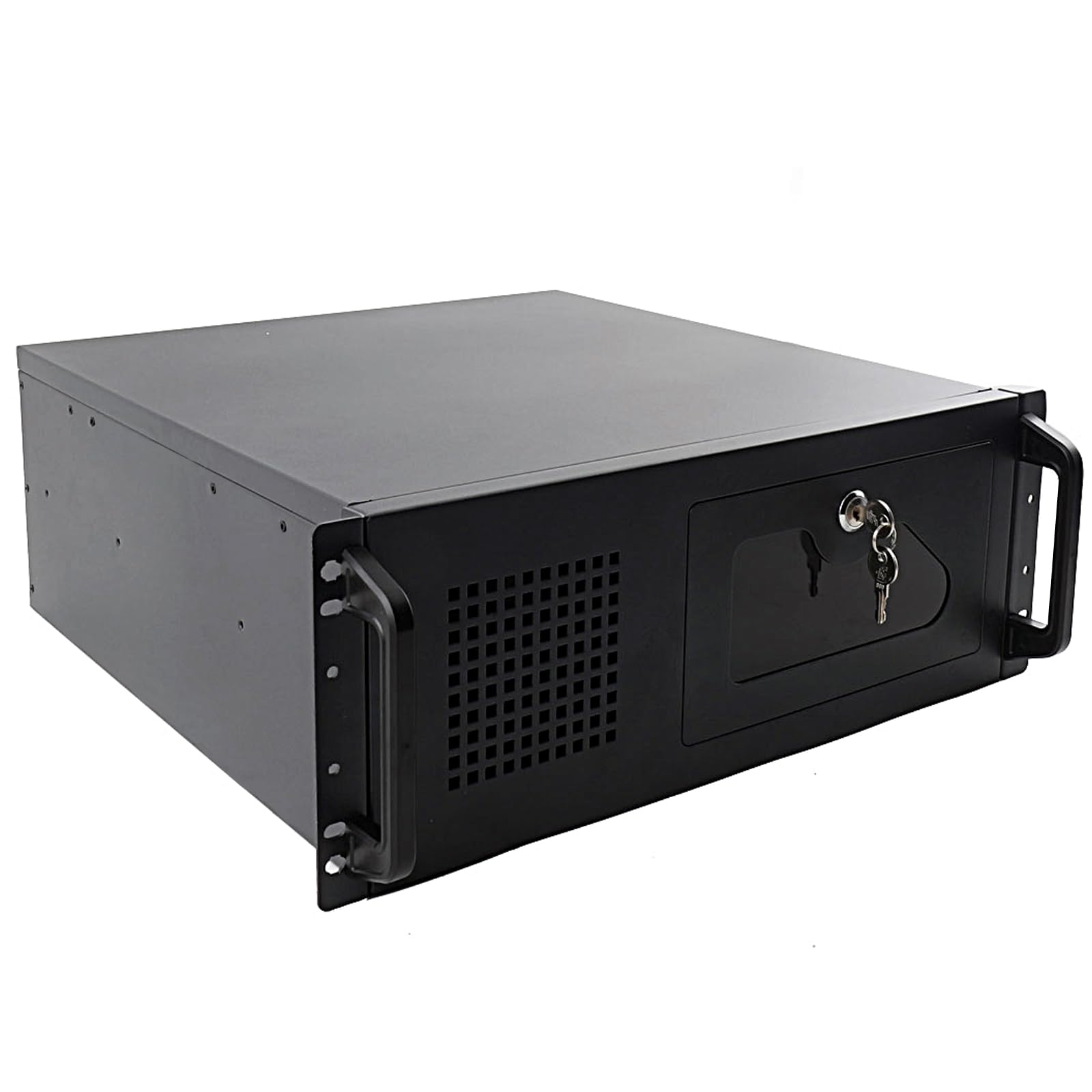SUDEG 4U Server Cabinet Case,4U Server Chassis Rackmount Server Case 7 3.5 HDD Drive Bays with 80mm Fan,SL-450A