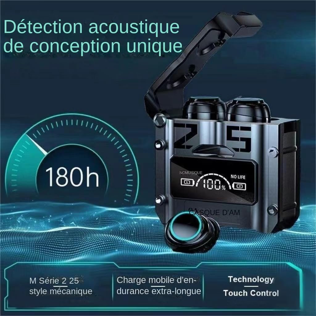 Écouteurs Bluetooth 5.3 Sans Fil - Générique, Léger, Connectivité Stable | Pour Musique Et Appels - 7