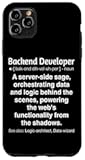 iPhone 11 Pro Max Funny Backend Developer Case