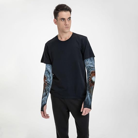 Dandelion Seeds Sleeves For Men And Women Sleeves To Cover Arms Sleeves Anti-Scratch Farm Sun Protection Cooling Sleeve