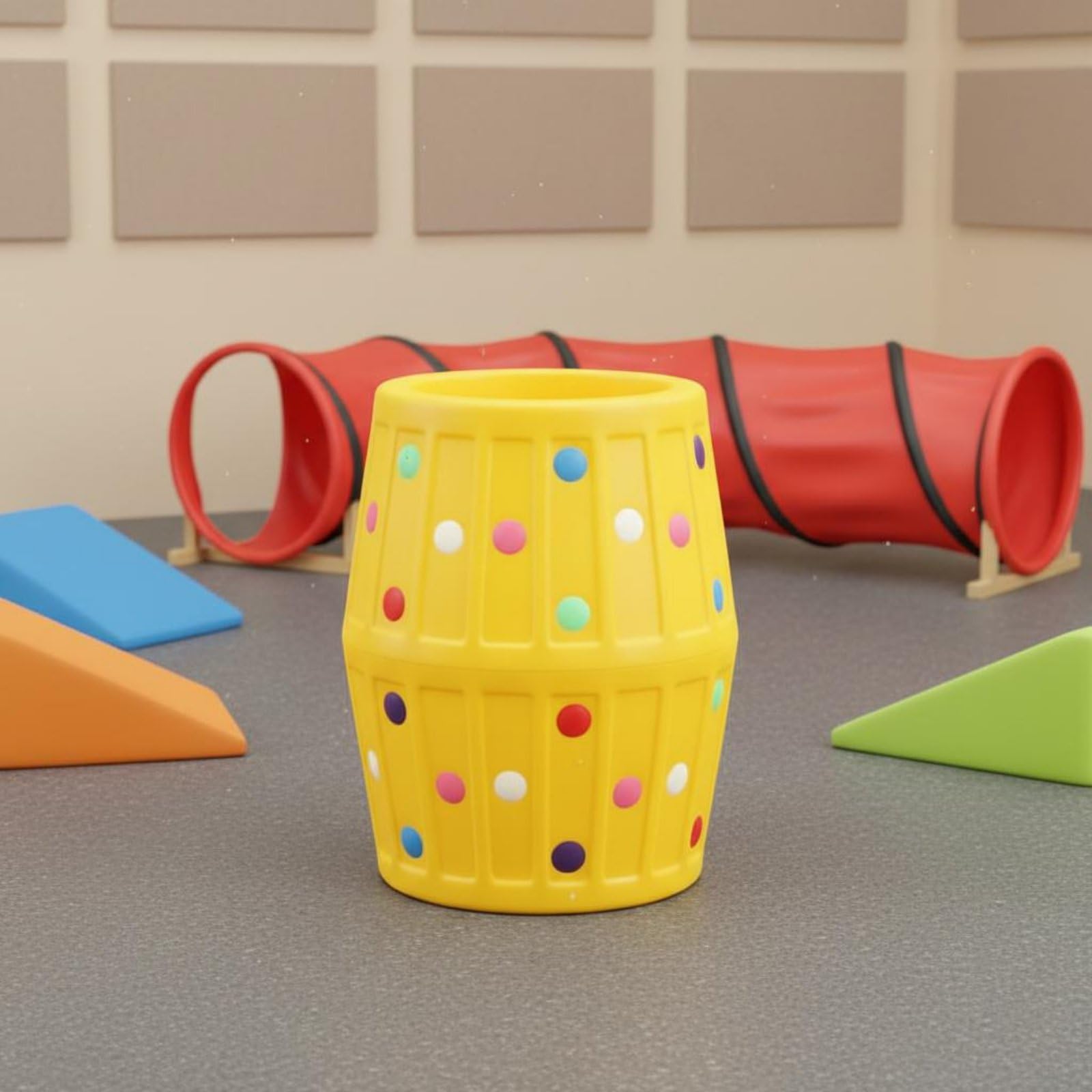 Kinder Sinnes Spielzeug Rolle Tunnel Spielrolle Bewegungsrolle Leicht zu Bewegen Pflegeleicht aus für Bewegungslandschaften Kita Hort Frühkindpädagogik, Blau