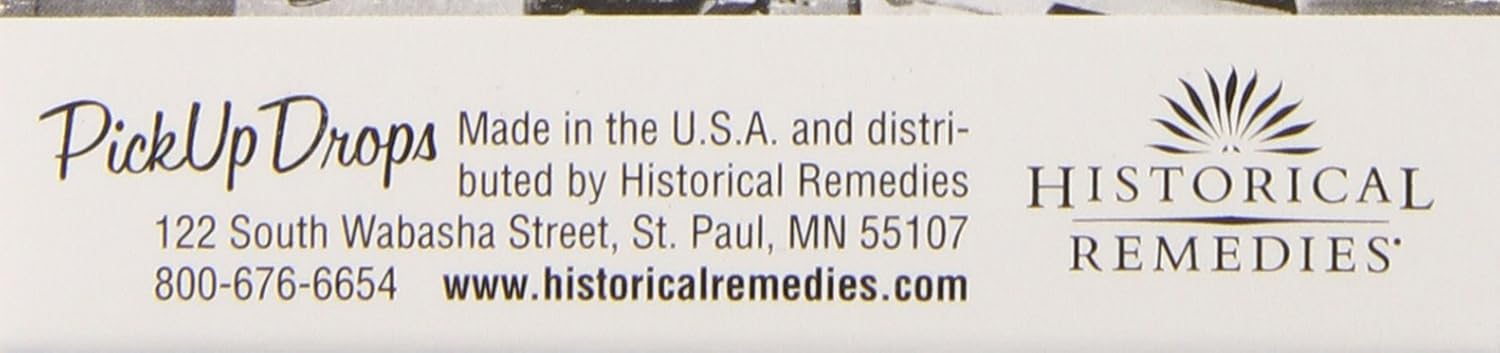 Historical Remedies Homeopathic Pick Up Drops, 30 Lozenges (Pack of 12) : Health & Household