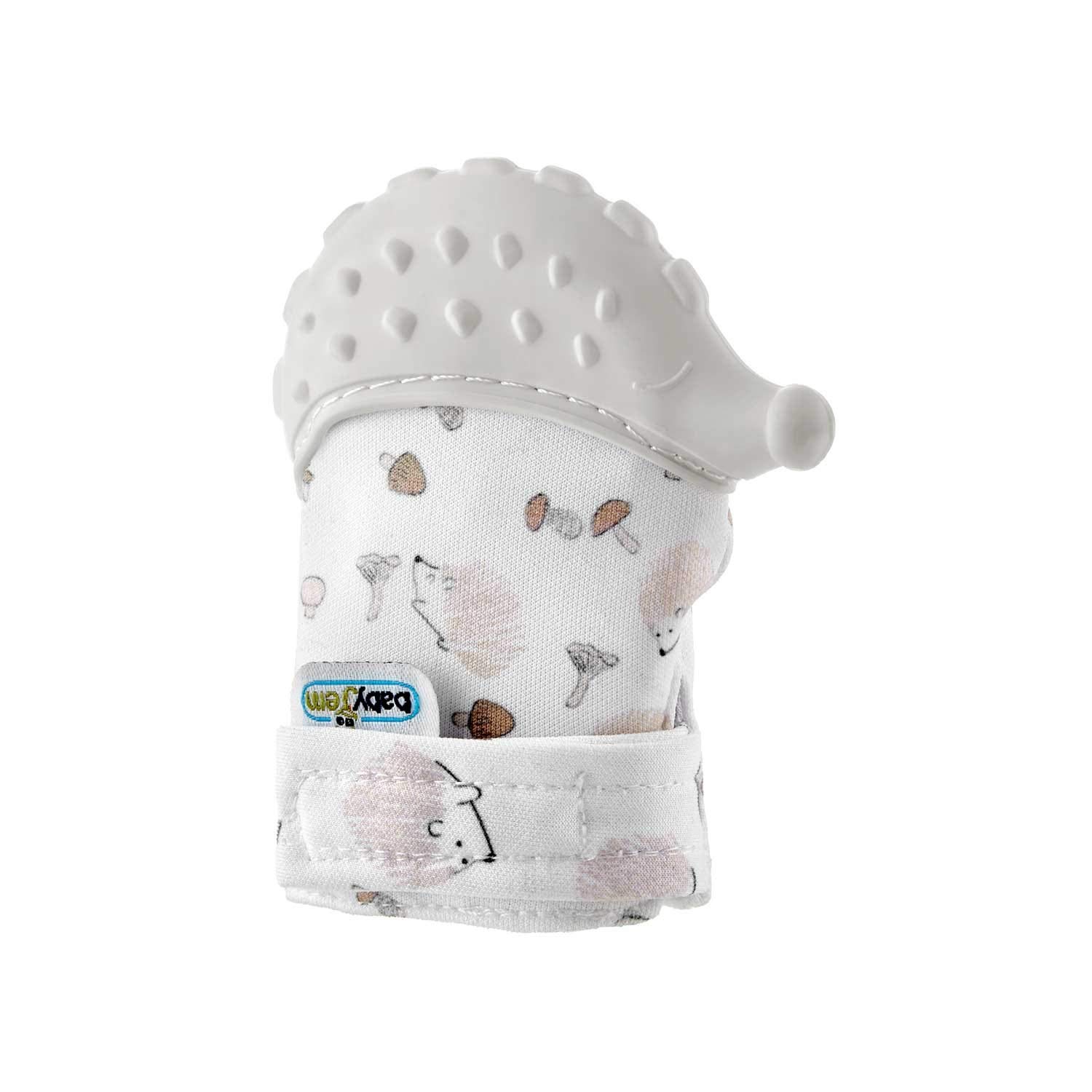 BABYJEM DİŞ KAŞIYICI ELDİVEN KİRPİ EKRU
