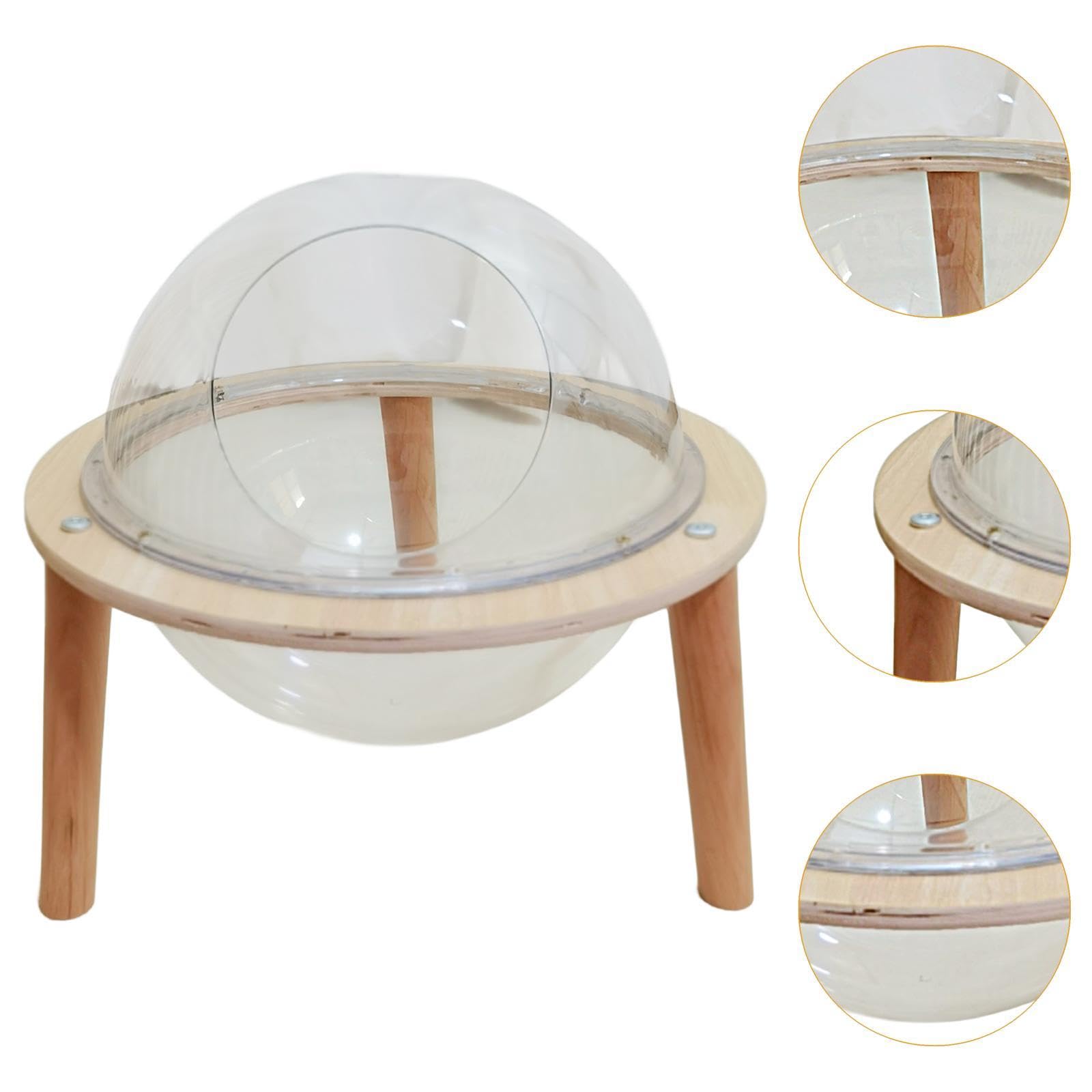 KESOTO Cama para Gatos Space Capsule para Gatos de Interior, Cama para Gatos Pequeños, Casa para Gatos de Juguete Sin Cojín