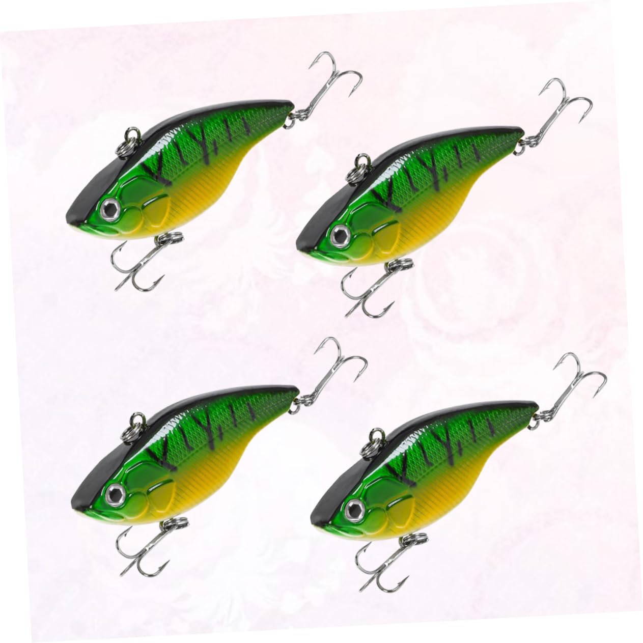 Sosoport Mini Appâts De Pêche Swimbait Lure pour Basse Lure pour Truite Leurres De Pêche Flottants Leurres De Pêche Artificiels Green