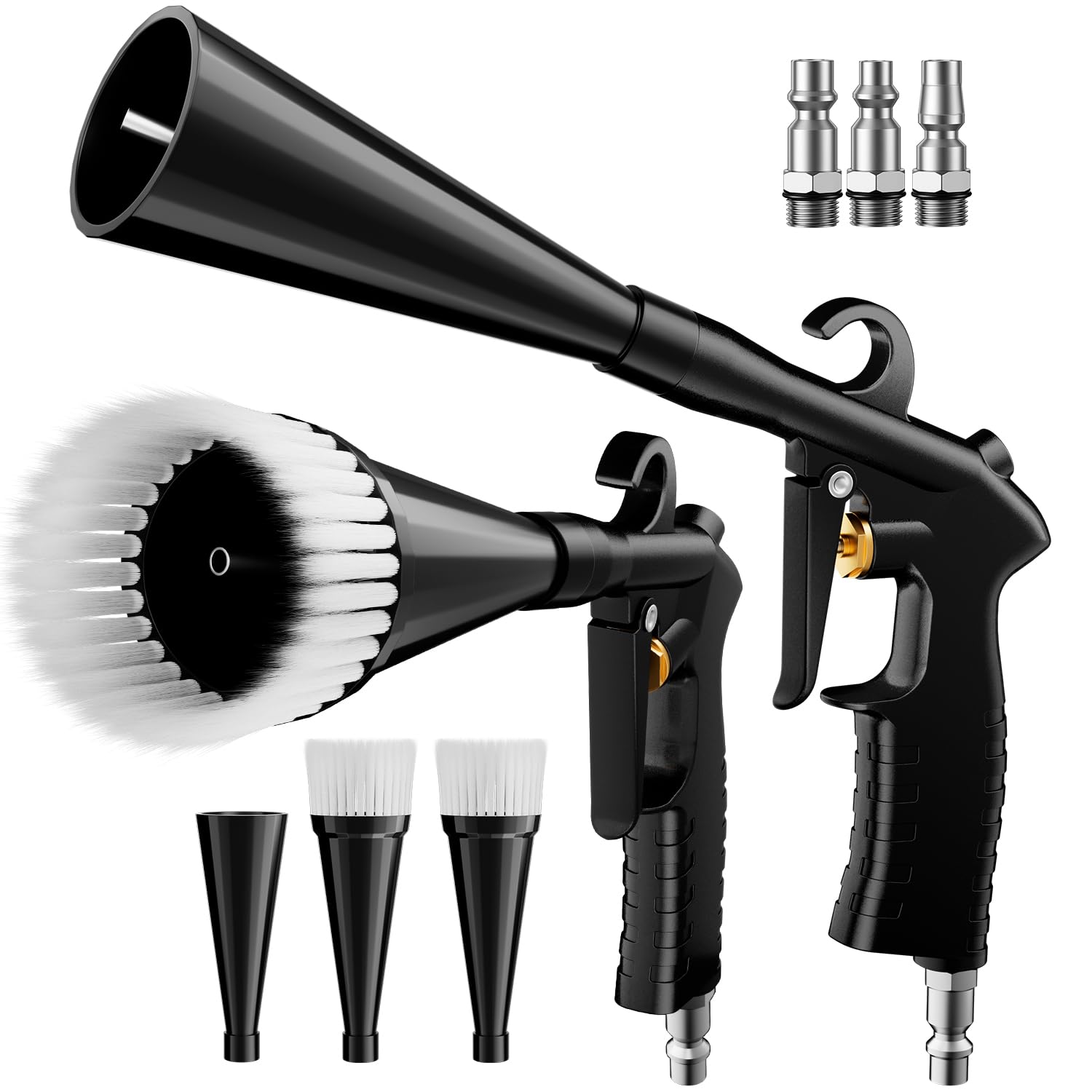 Detailing Car Cleaning Gun Interior Dryer Air Blow Gun, High Pressure Blower Gun, Car Detailing Tools for Quickly Blowing Out Dirt and DustWorking with Air