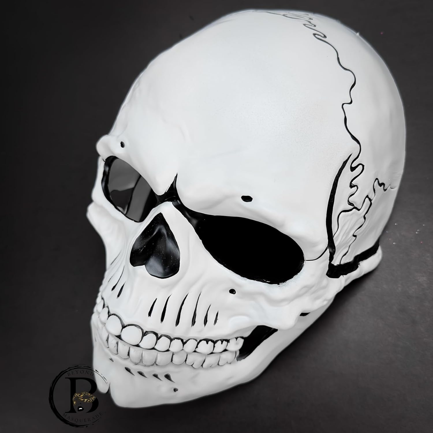 Creepy Halloween Skull Zombie Mask Horror Cosplay Masquerade Mask for Men Full Head Day of the Dead Skeleton Skull Party Mask