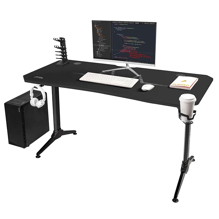 Buy KaiMeng Gaming Desk 55 Inch PC Computer Game Desk with Mouse Pad