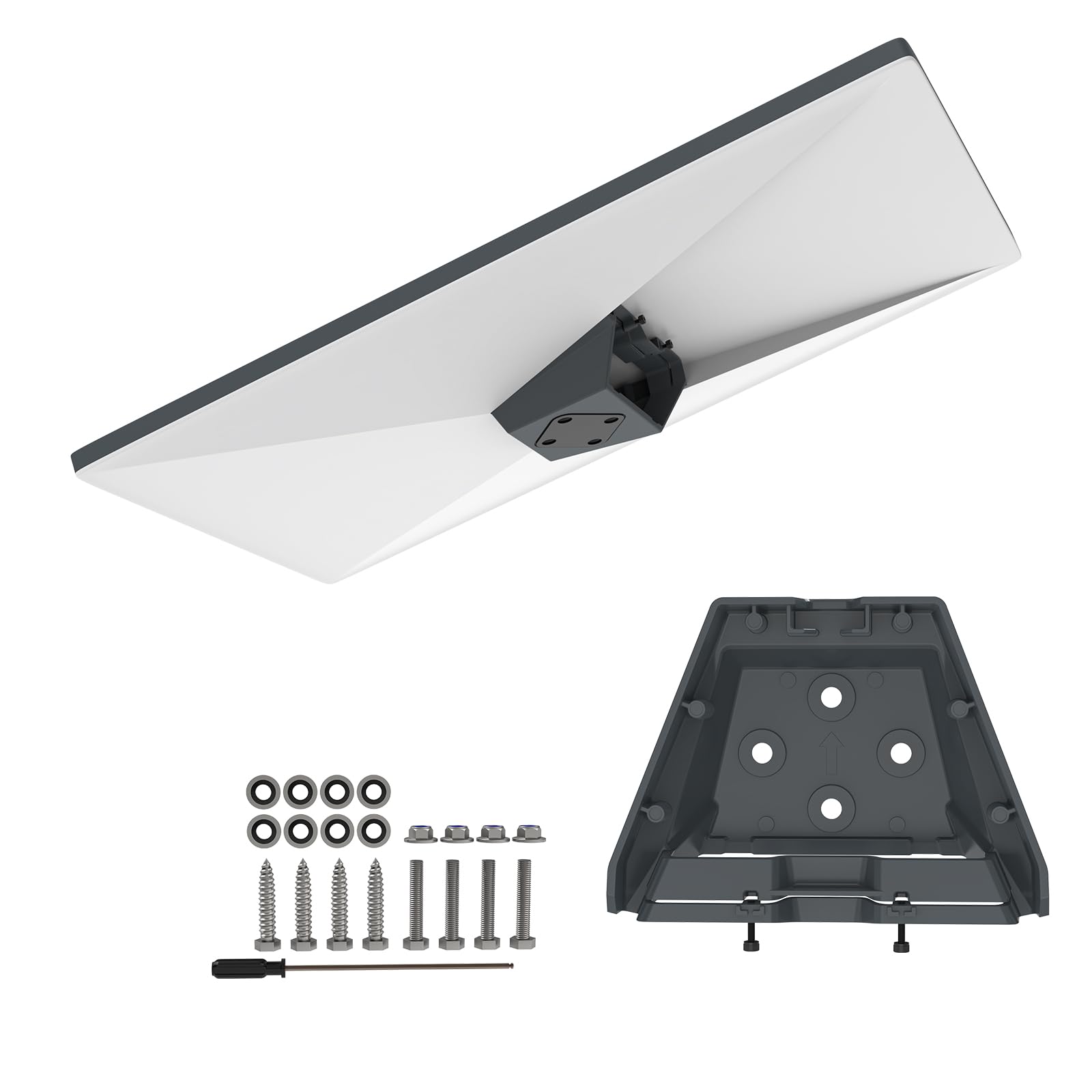 HOLACA Soporte adaptador de tubo compatible con Starlink Gen 3 (Starlink Gen 3 no incluido), montaje universal de pared/techo/coche, estable y resistente a la intemperie